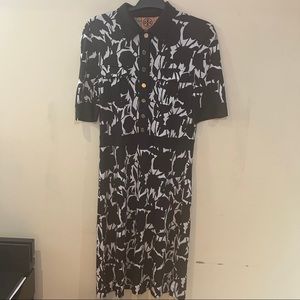 Brown Tory Burch Midi Dress - Small